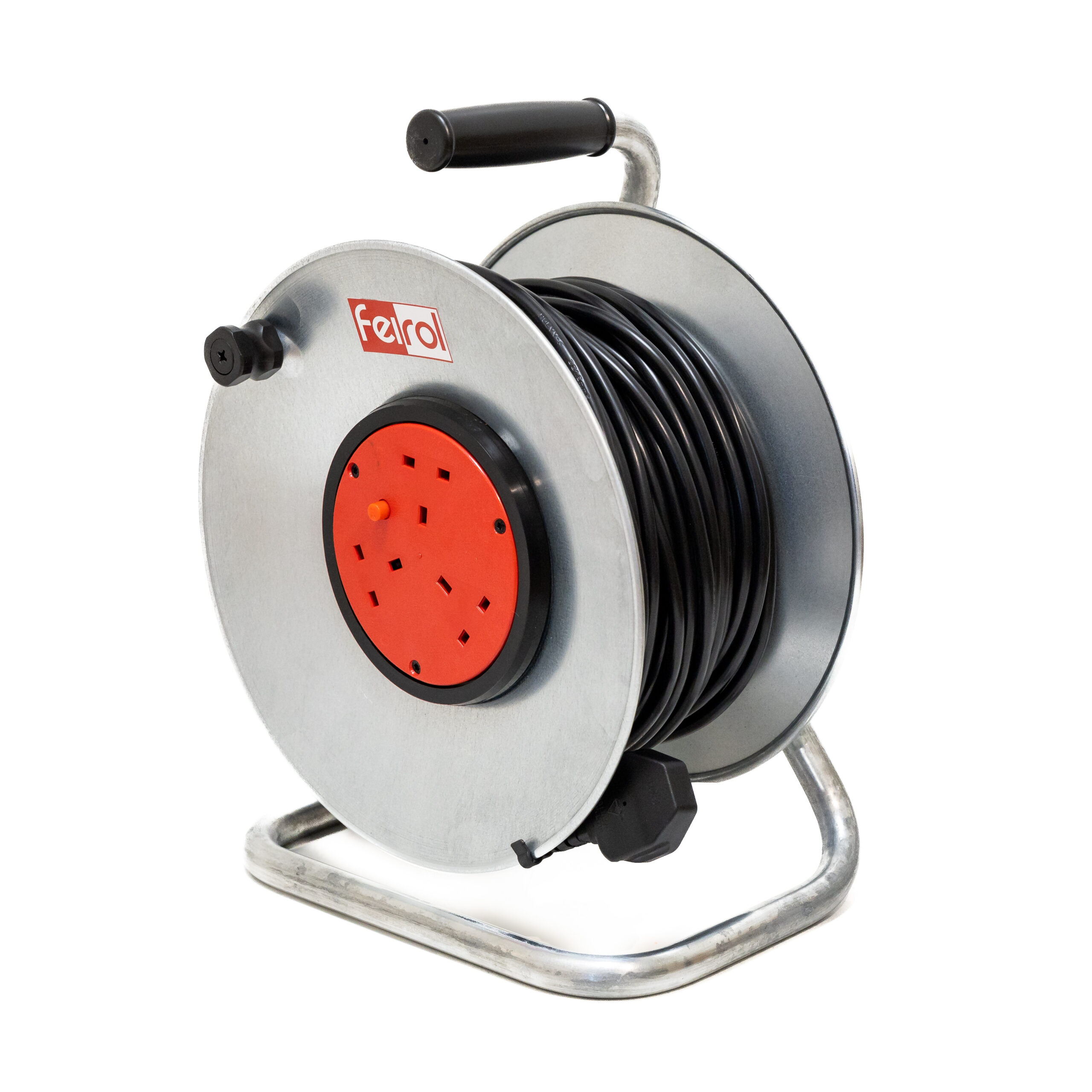 Compact AK 180 cable reel with USB-charger 15m H05VV-F 3G1,5 *GB*